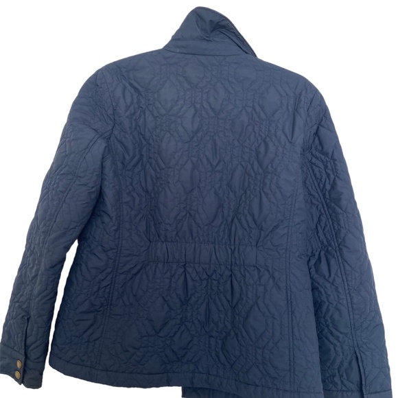 Land's End Navy Blue Quilted Look Coat - Picture 4 of 4